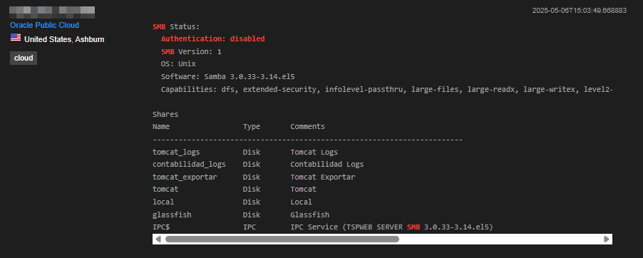 SMB with authentication disabled - Example 1